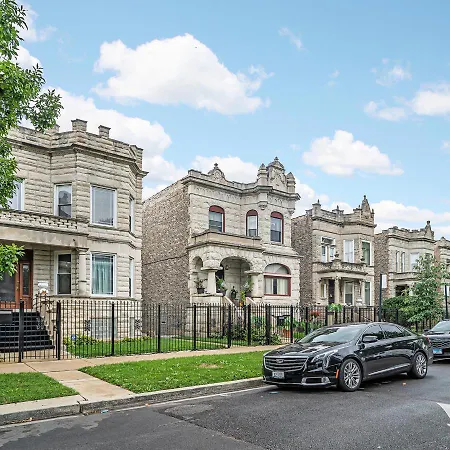 Spacious 5-Br Apt Next To Transit Free Parking Chicago Exterior photo